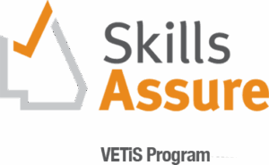 Skills Assure VETiS program logo for vocational education training
